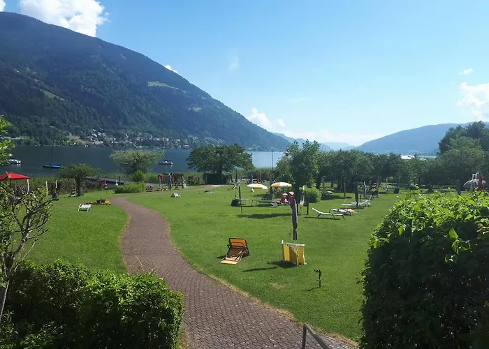 شقة Lb1 Seeblick Haus Mit Direktem Seezugang Am Ossiachersee Landskron