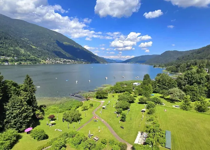 Lb1 Seeblick Haus Mit Direktem Seezugang Am Ossiachersee Landskron